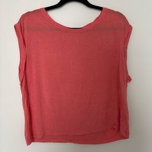 American Eagle Outfitters Coral Short Sleeve Tee